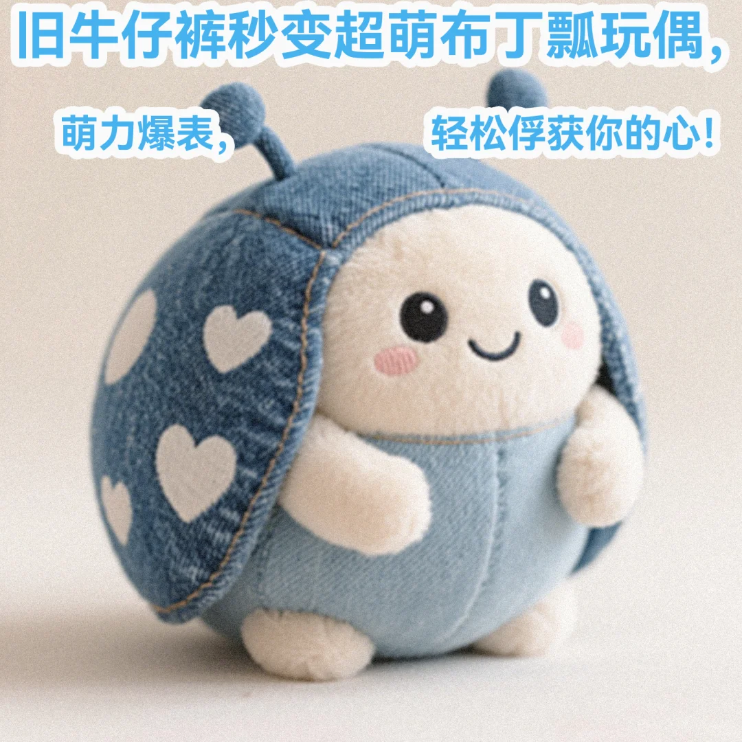 旧牛仔裤VS布丁瓢?创意爆棚✨萌化你的心!