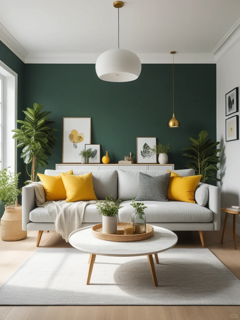 绿色×黄色，活力满分家居搭配