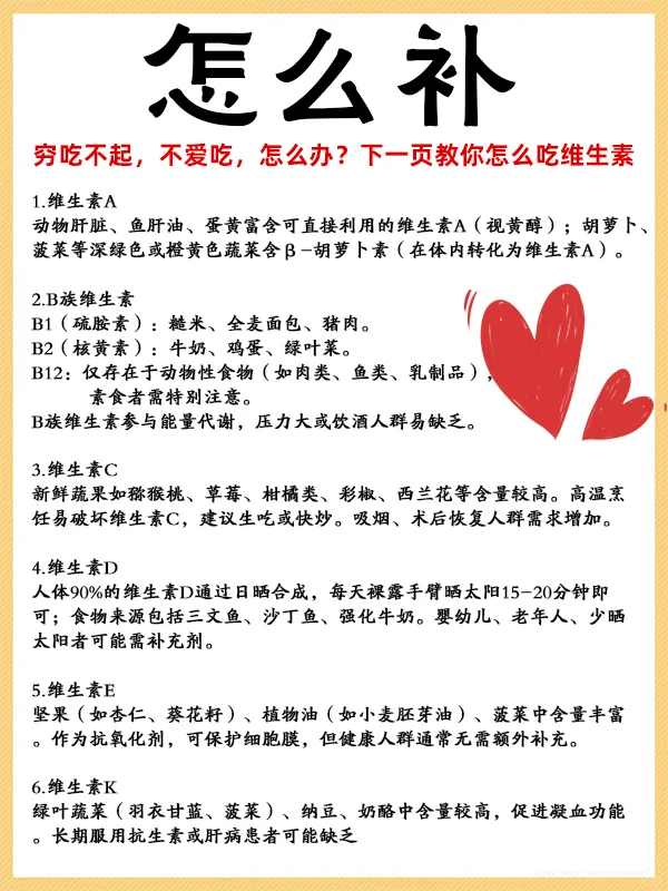 保姆级教你选维生素 吃对是宝，吃错是草！