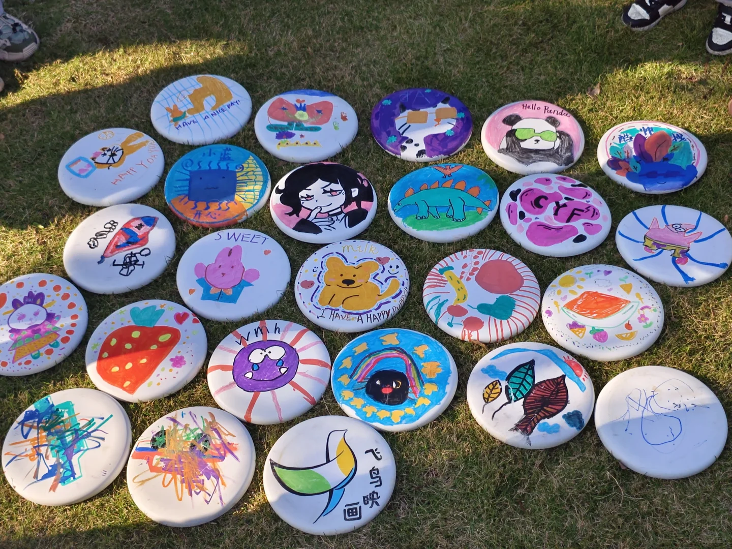 向你投送一个丙烯飞盘