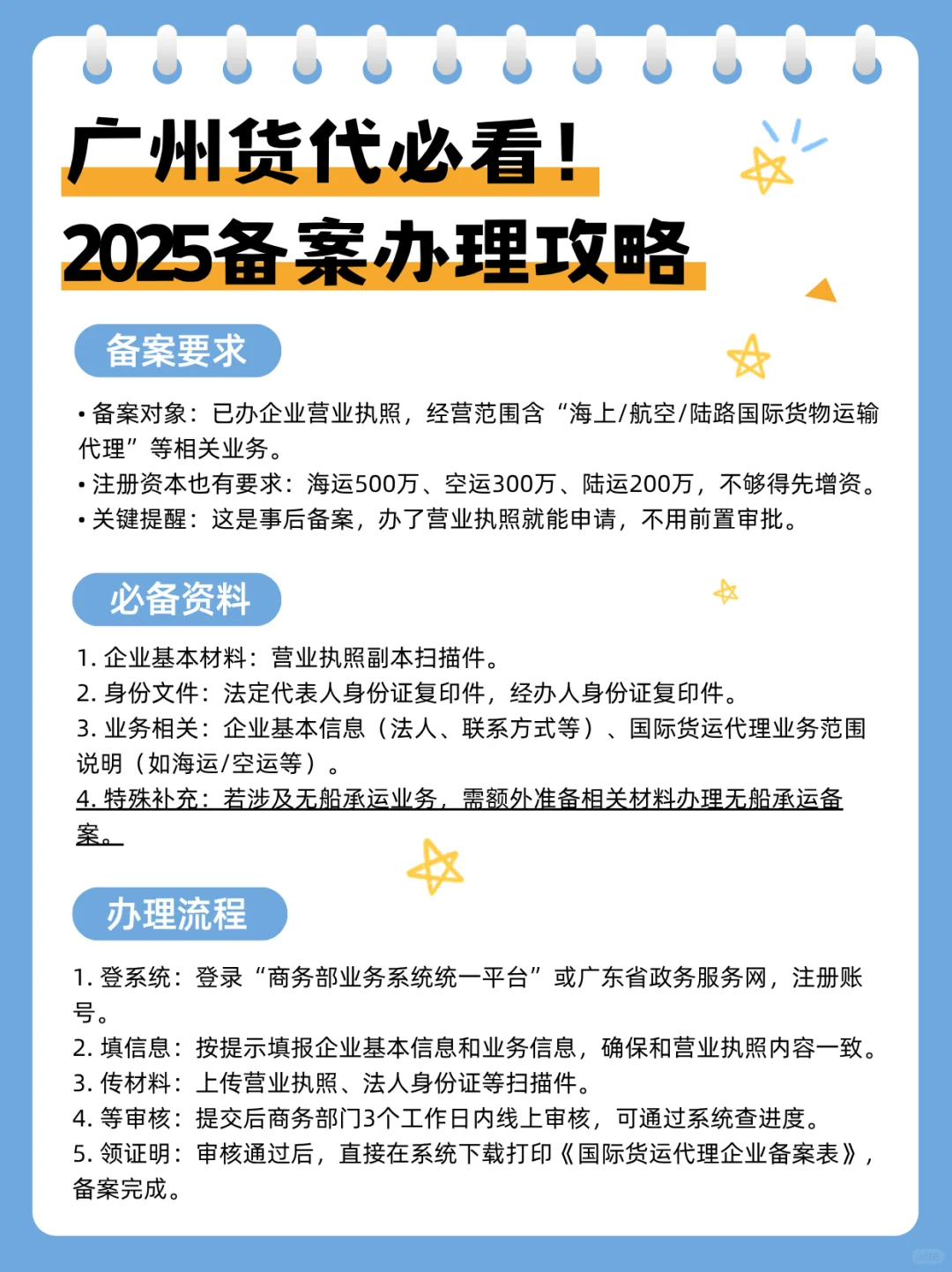 广州货代必看！2025备案办理攻略一次说清?