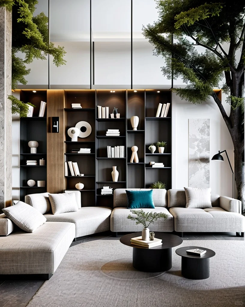 创意无限:现代风格下的人与自然完美融合