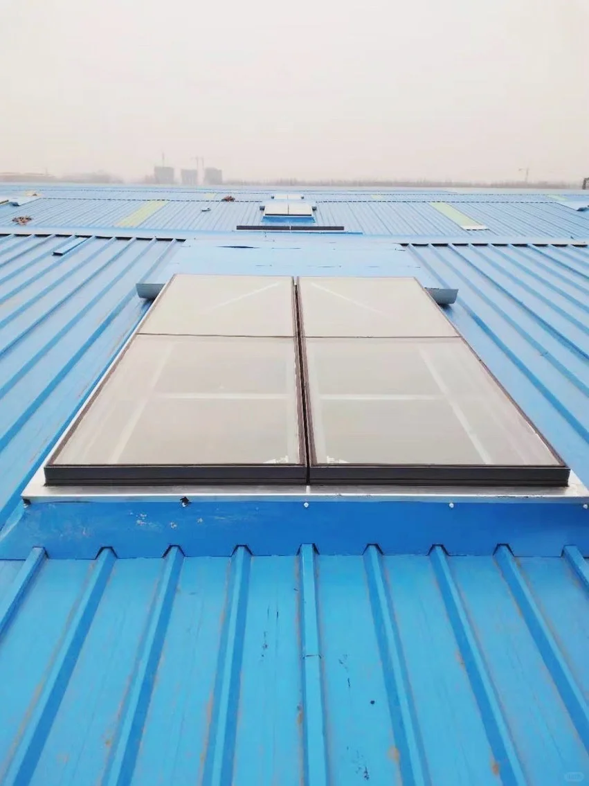 工业通风天花板配置！天窗+气楼组合??