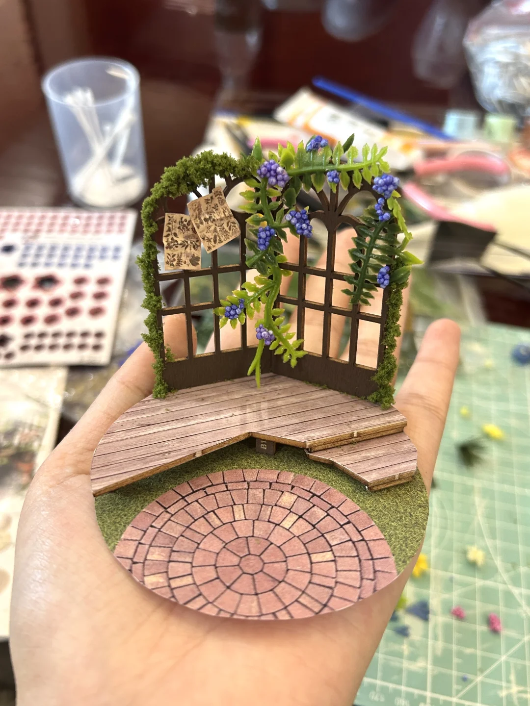 这也太适合放在工位了 直接穿越魔法花园