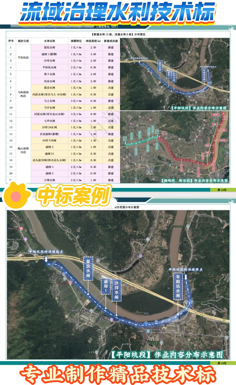 水利技术标中标案例分享
