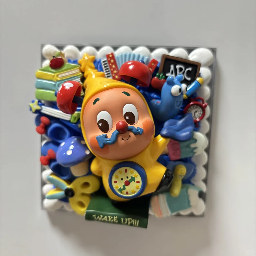 可可爱爱的大娃奶油胶冰箱贴