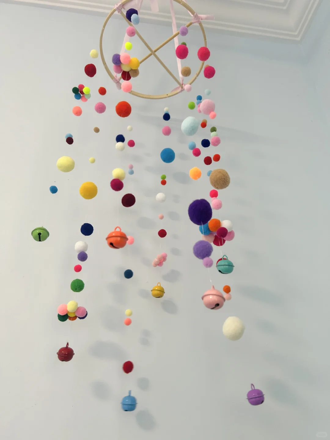 成本20元，自制床铃女儿笑到蹬jiojio?