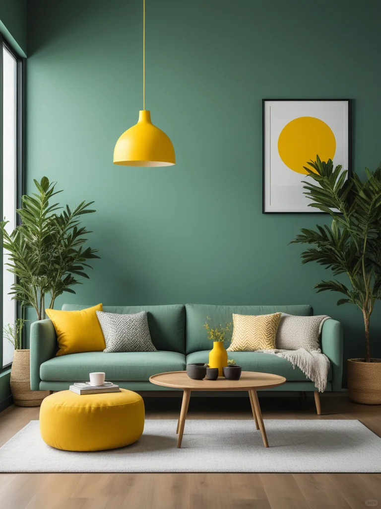 绿色×黄色，活力满分家居搭配