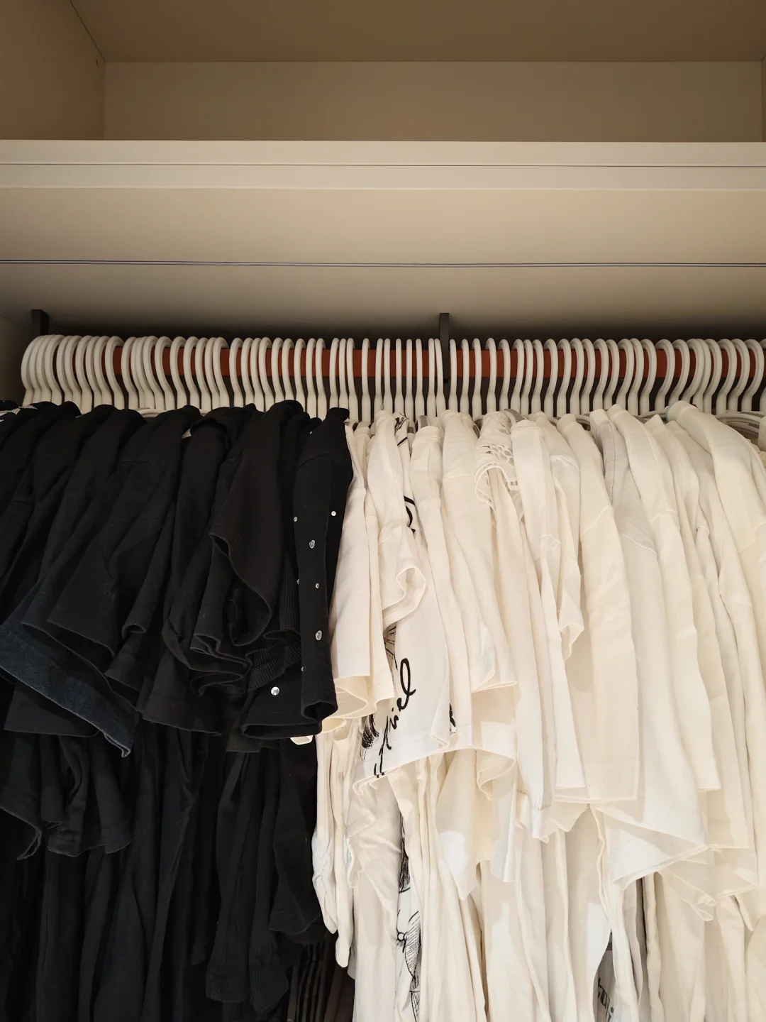 看看，终于下定决心把衣橱整理一下