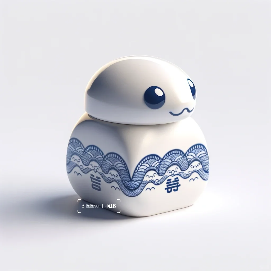 十二缘陶｜青花瓷十二生肖陶瓷罐