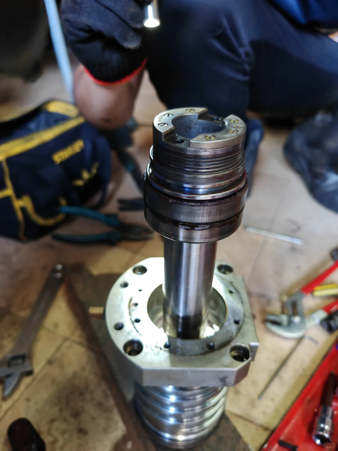 ??工程师日常#更换BT30主轴轴承