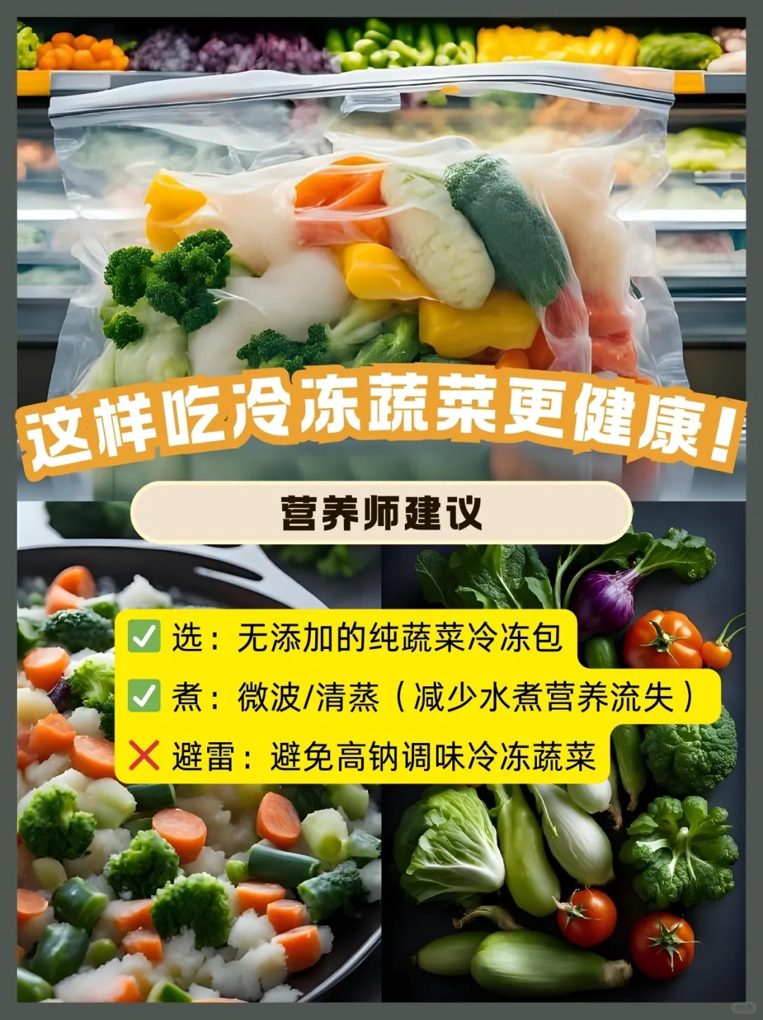 冷冻蔬菜比新鲜更有营养？