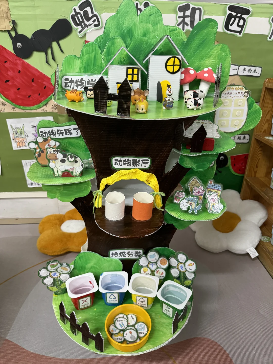 一等奖语言区自制教玩具《动物森林》