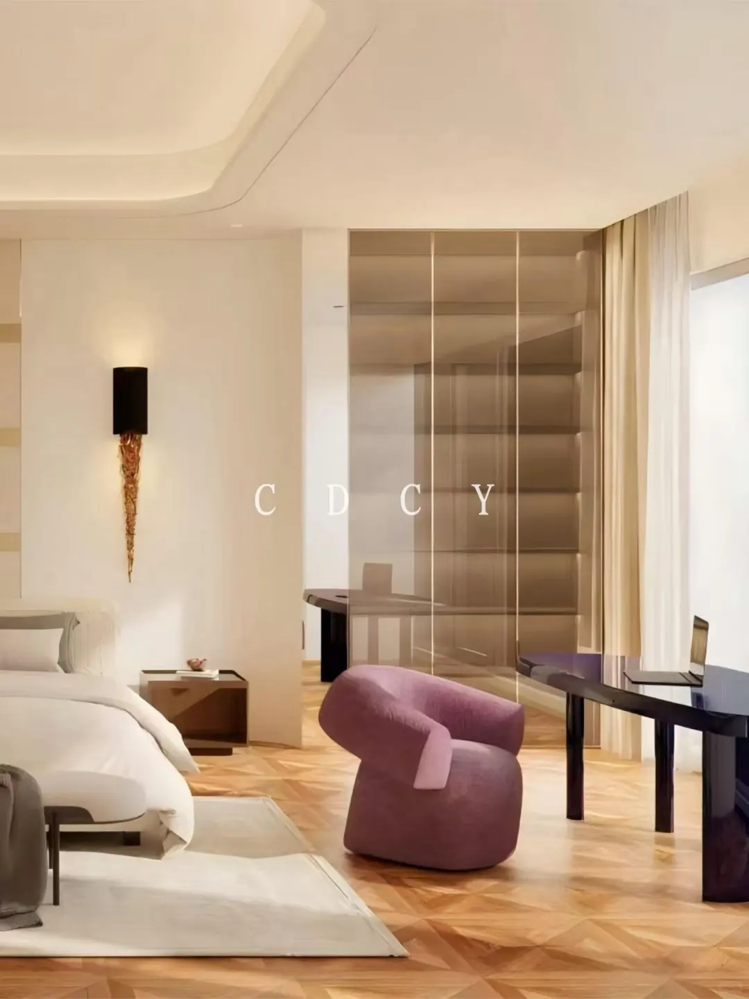 私宅设计|这样的卧室,如同静默的情书~