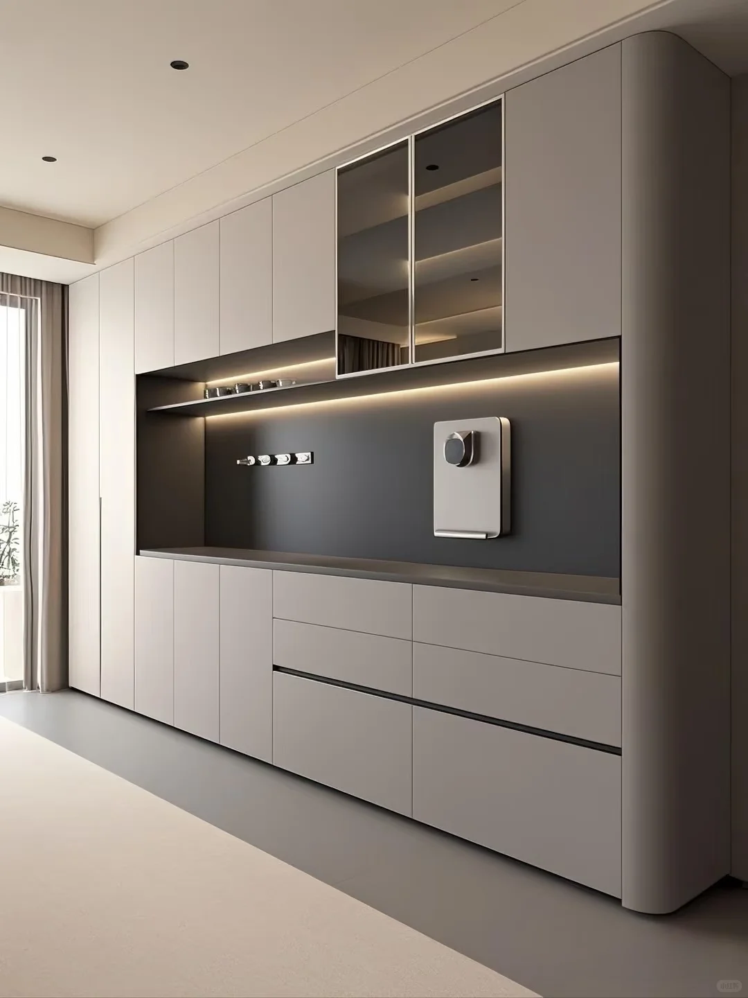 这么好看的餐边柜谁能拒绝呀！顾家全屋定制