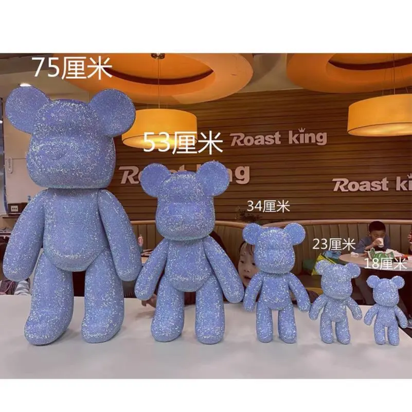 暴力熊手工DIY贴钻玩偶材料公仔手办摆件