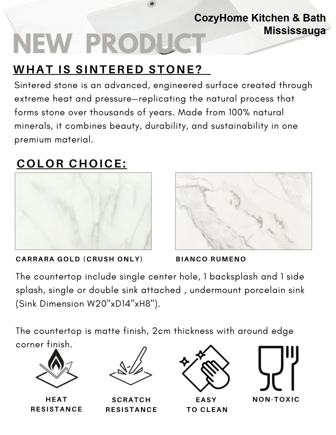 ?新品上线｜岩板浴室台面✨