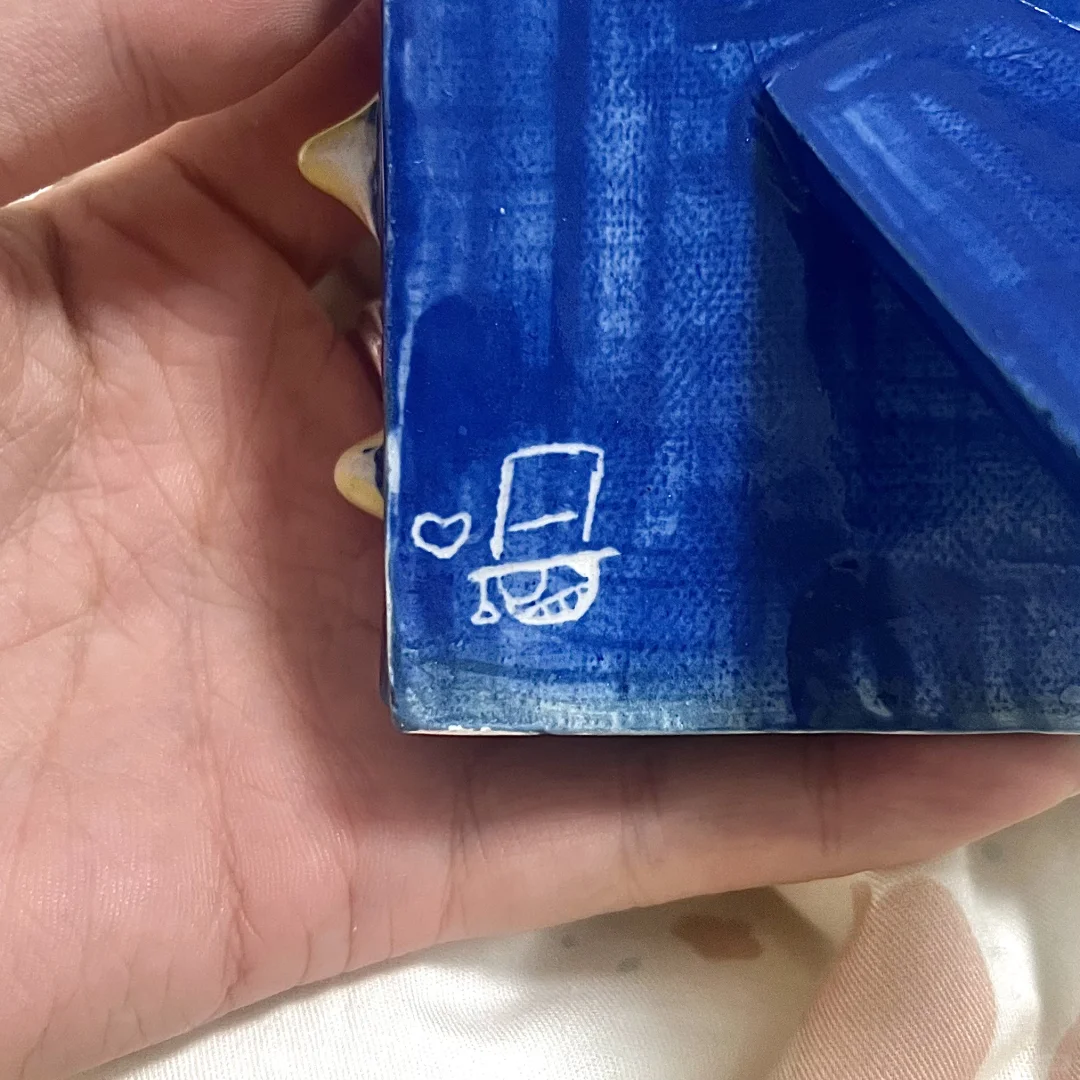 谁还不知道亲友给我做了基德陶瓷相框！！！