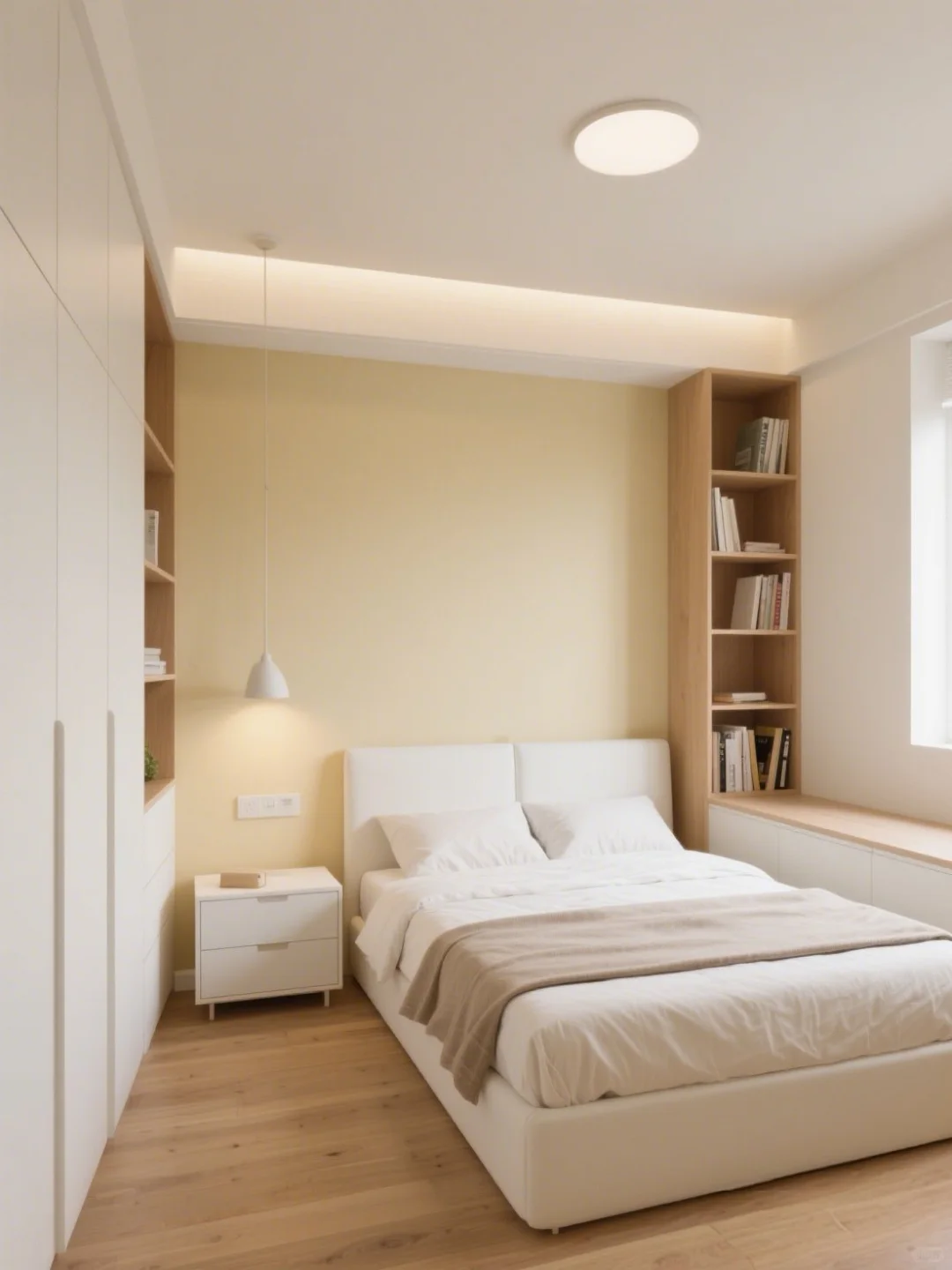 谁说小卧室不能又实用又好看