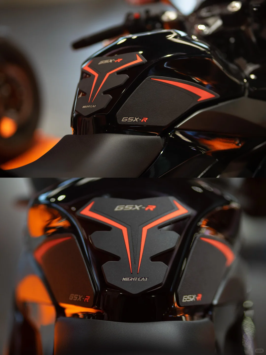 铃木gsx250定制油箱贴‼️黑红色高级感拉满?