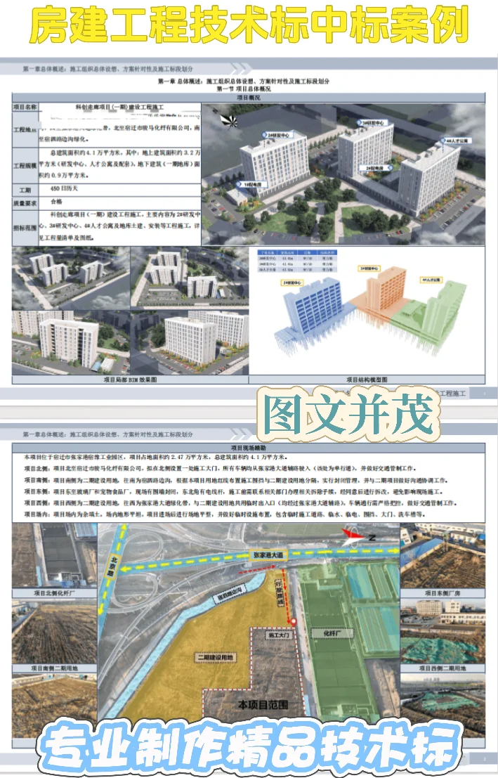 精品工程技术标中标案例！