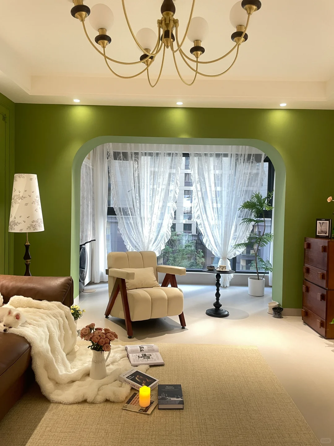 30岁住进了自己设计的绿色森系小家里！?