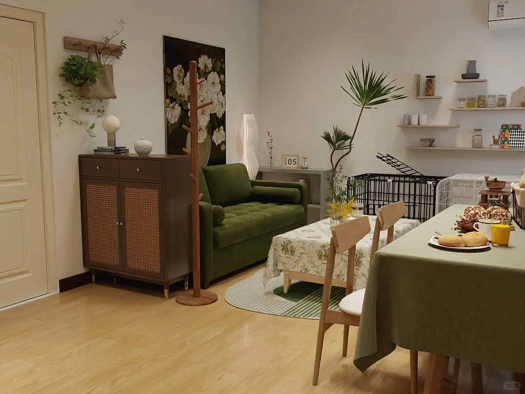 帮粉丝全屋改造小清新风❗