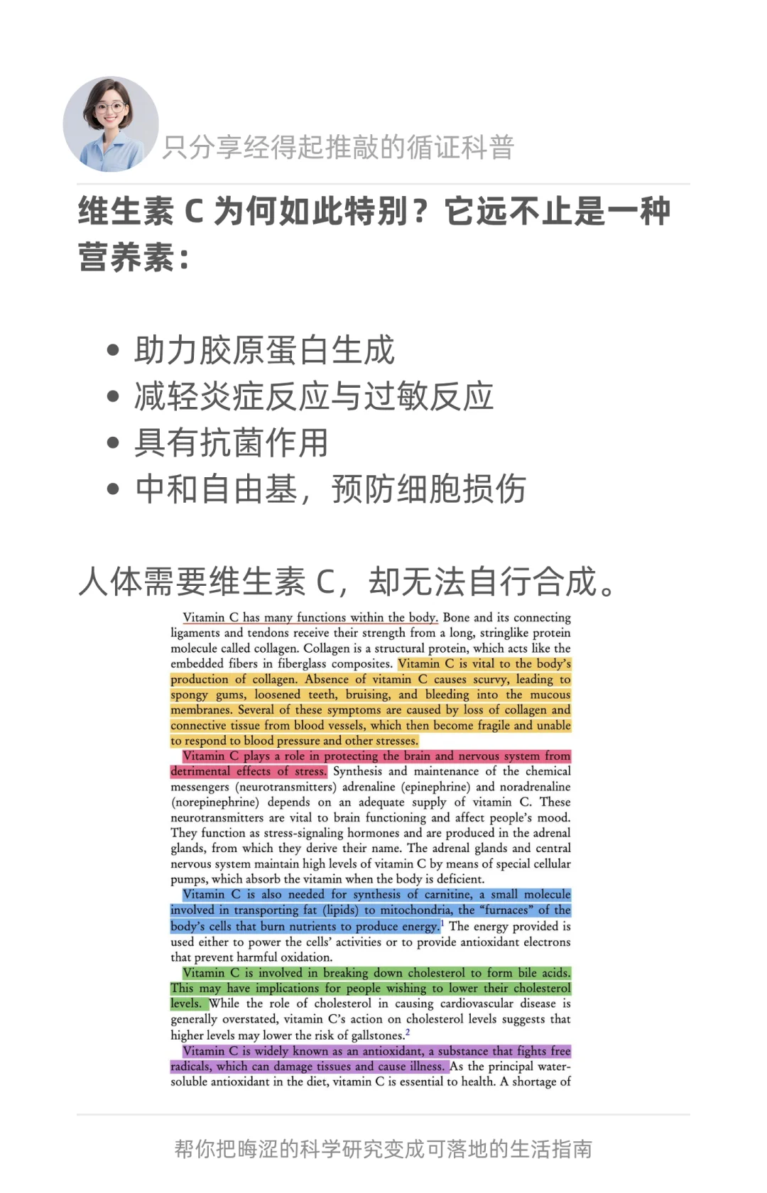 高剂量维生素C才是解决方案，不是疫苗❗