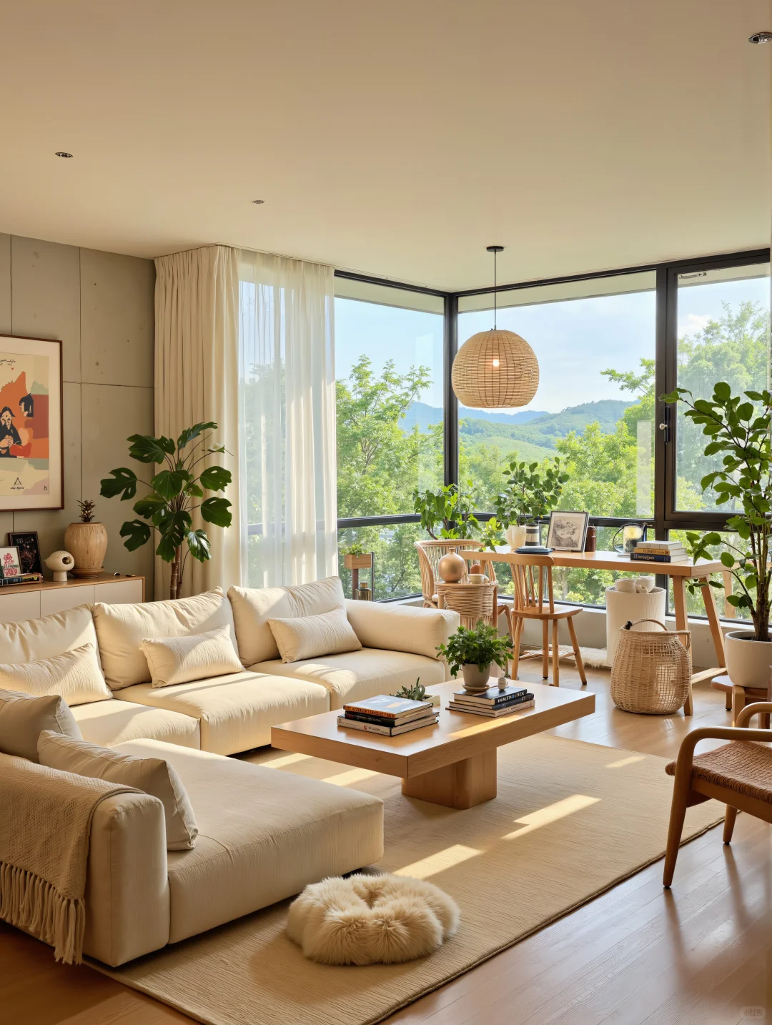 奶油原木风｜把阳光和森林都装进来✨