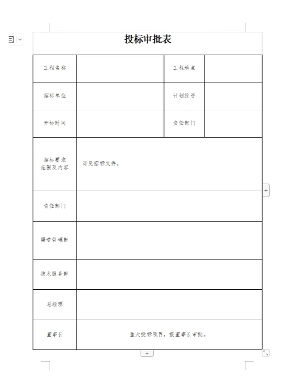 公司招投标管理办法