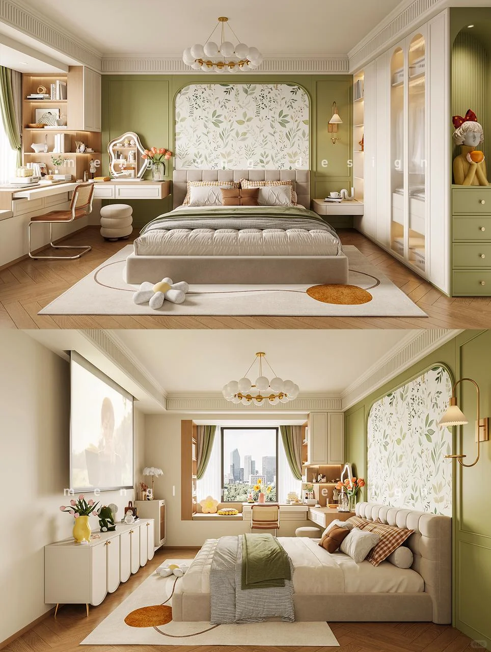 新案|抹茶绿+地台沙发?把“莫奈花园”搬