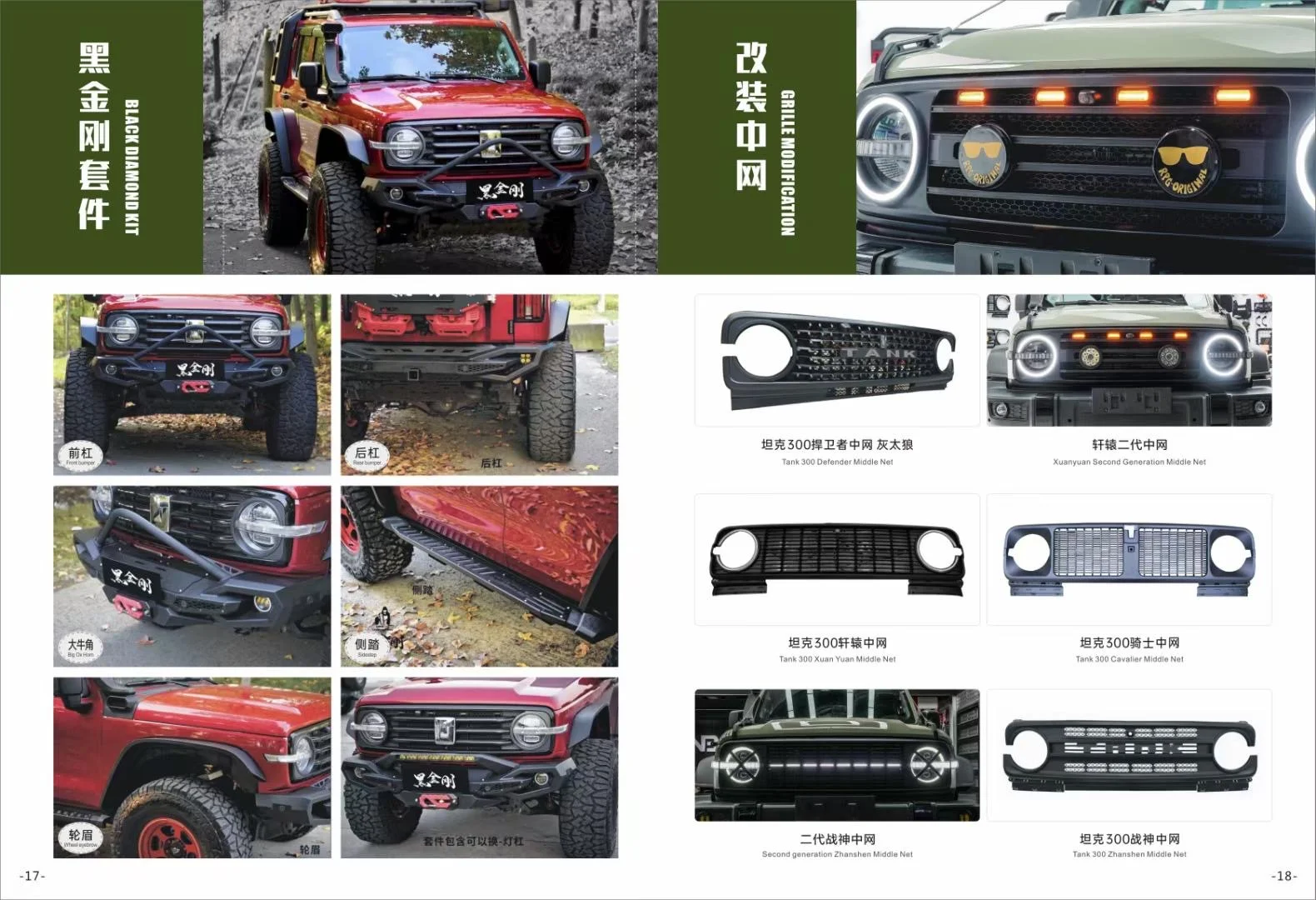 坦克全系改装配件！速来