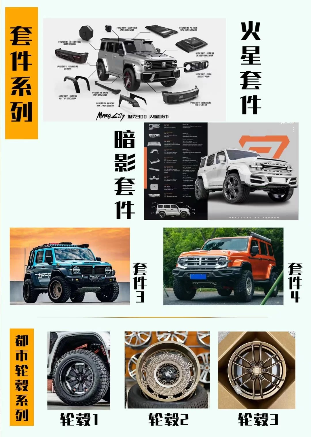 坦克全系改装配件！速来