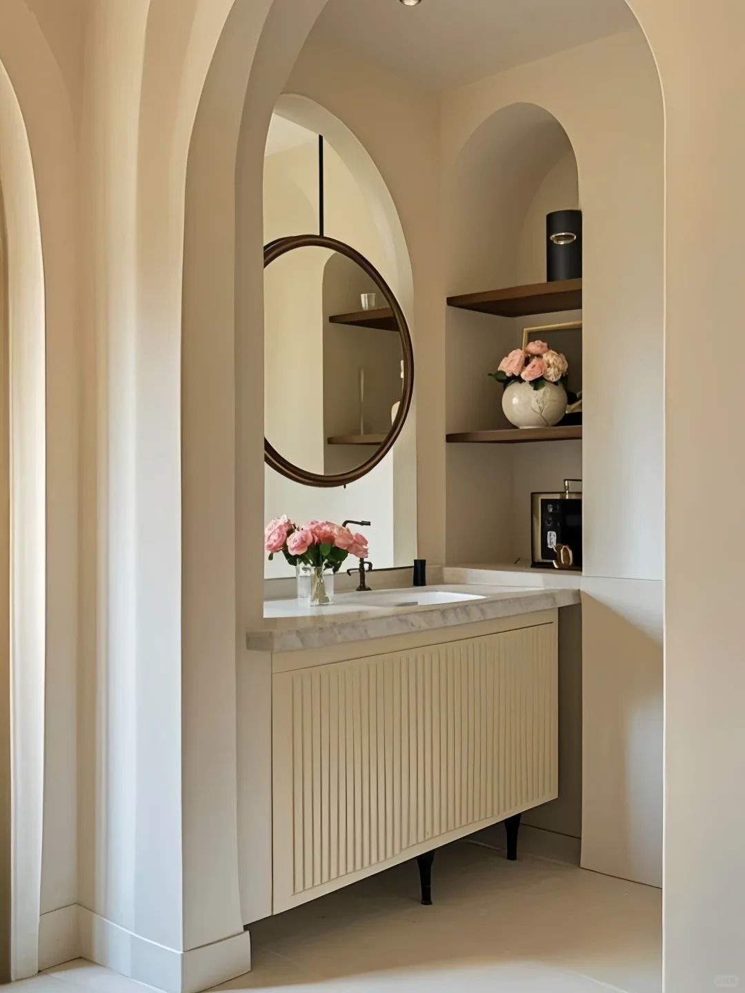 法式白月光具像化1㎡拱形玄关の美貌暴击