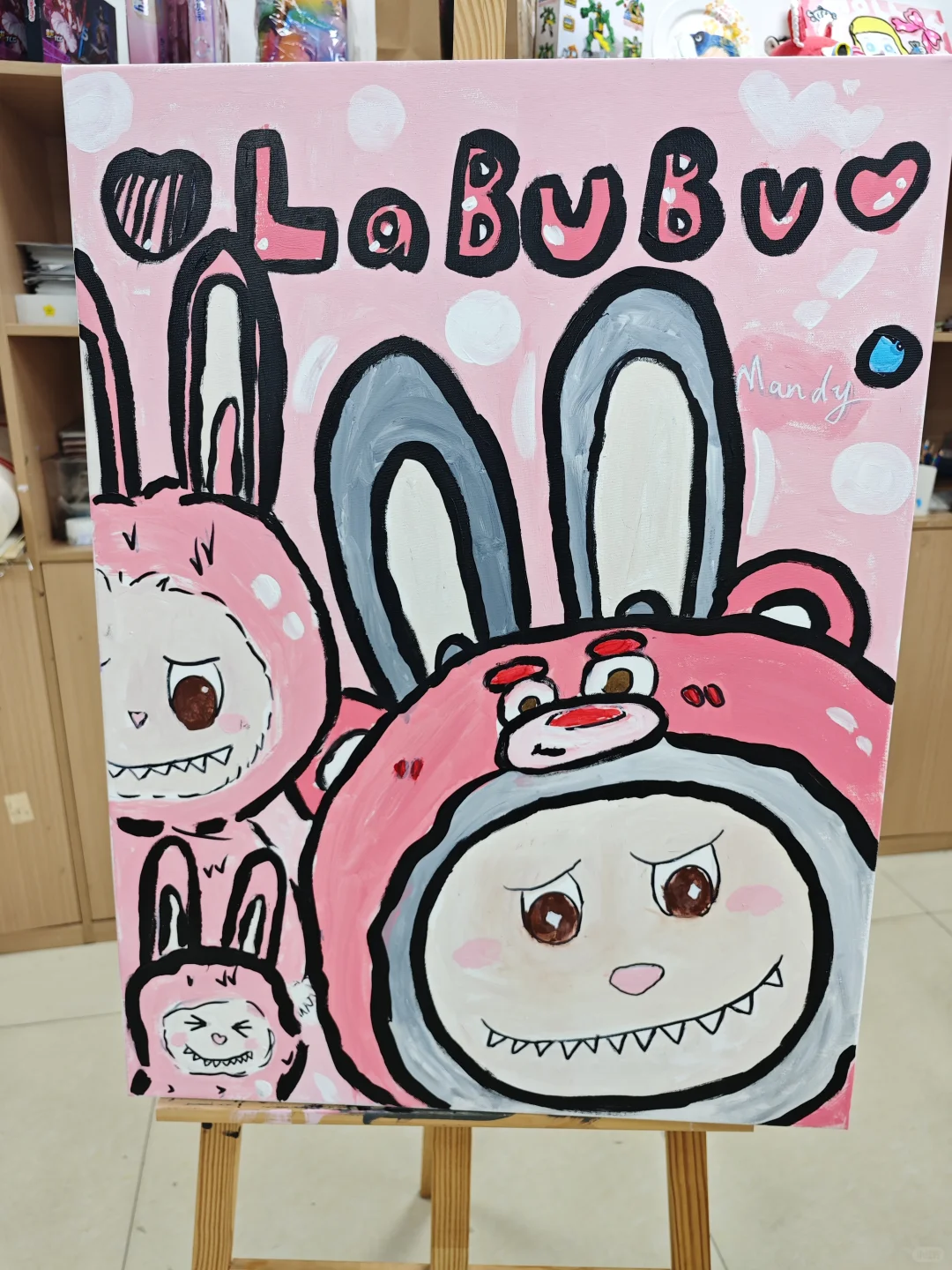 当拉布布的风吹到了画室