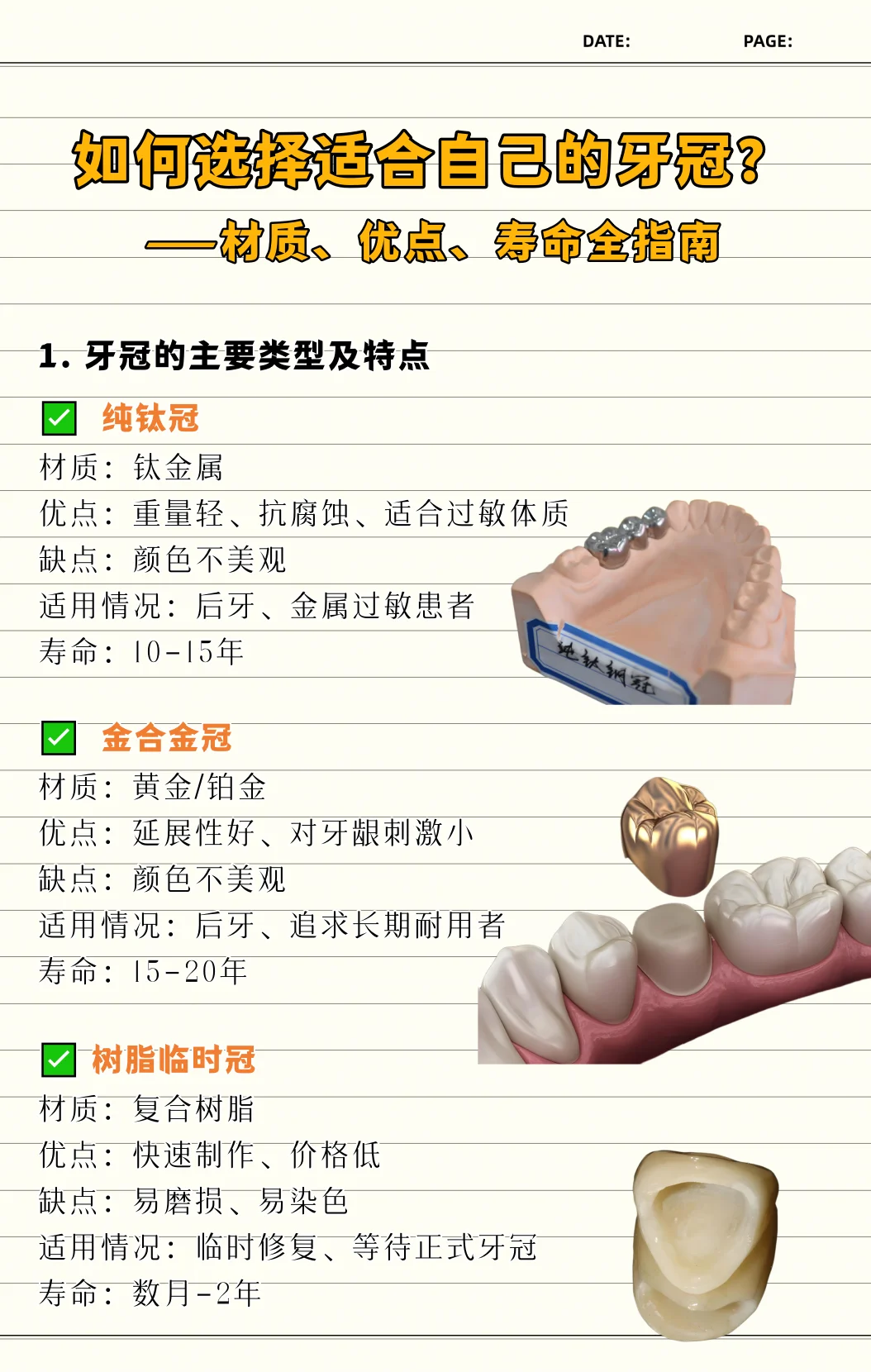 ✨牙冠怎么选?看这一篇就够了!西安种牙