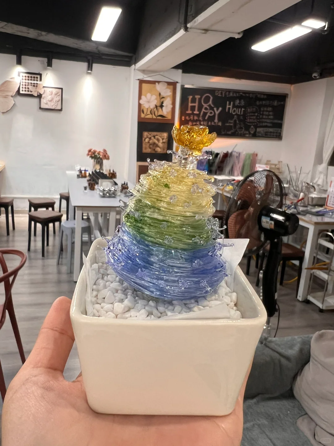 深圳东门‼️解锁新体验沉浸式DiY烧玻璃?