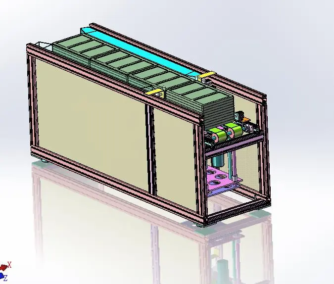 托盘输送自动顶升定位上料机