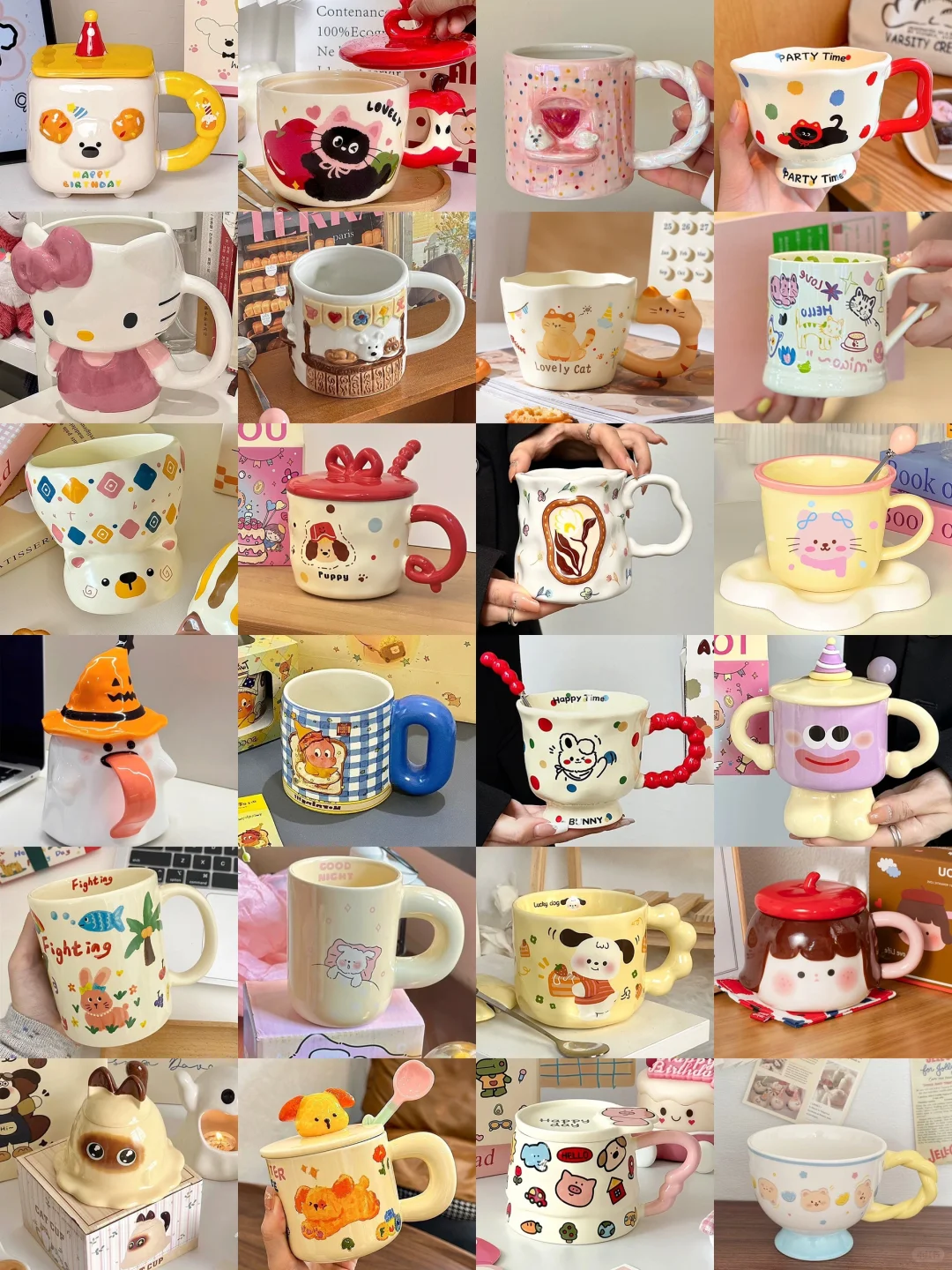 可爱奶呼呼马克杯合集！杯子控看过来??