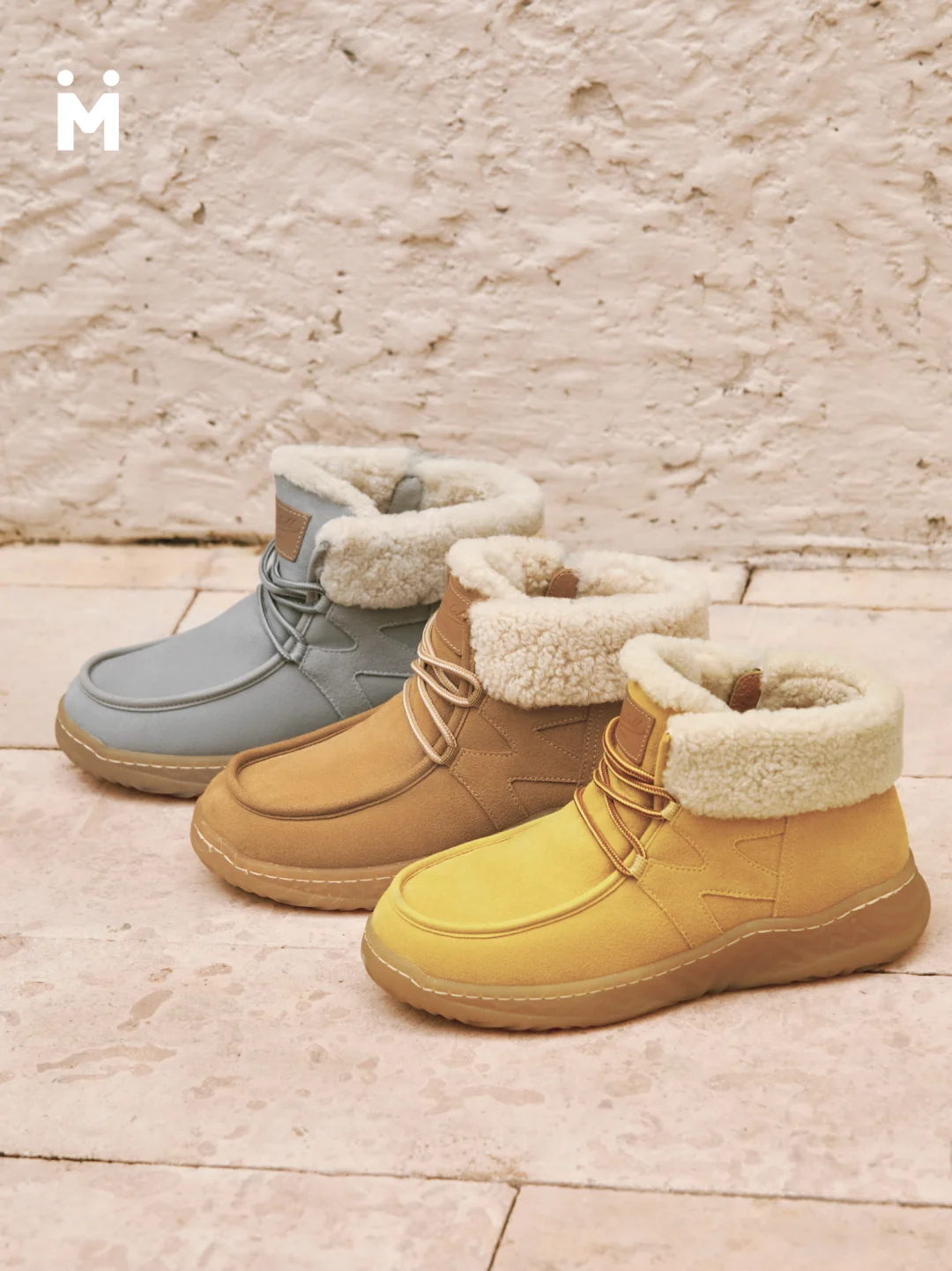 早八党暖系ootd❄️这双小熊靴太香了