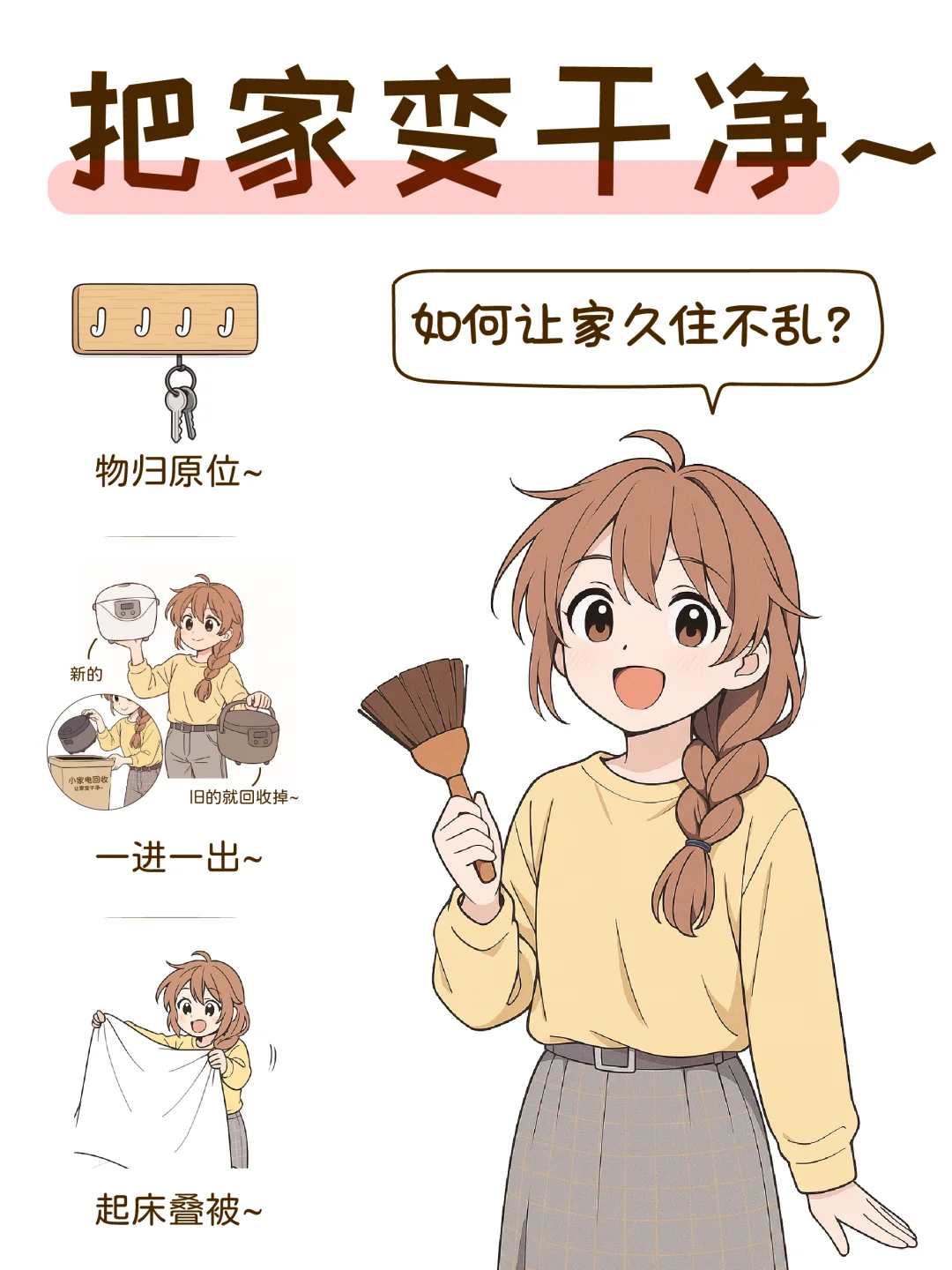 如何让家久住不乱？其实很简单哦~