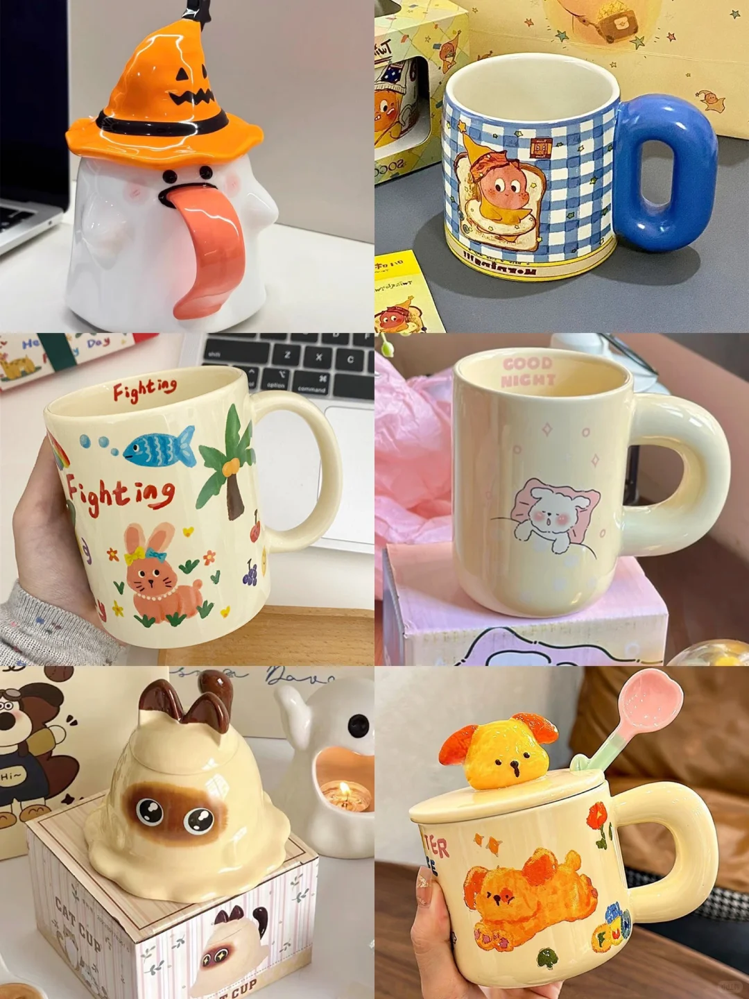 可爱奶呼呼马克杯合集！杯子控看过来??