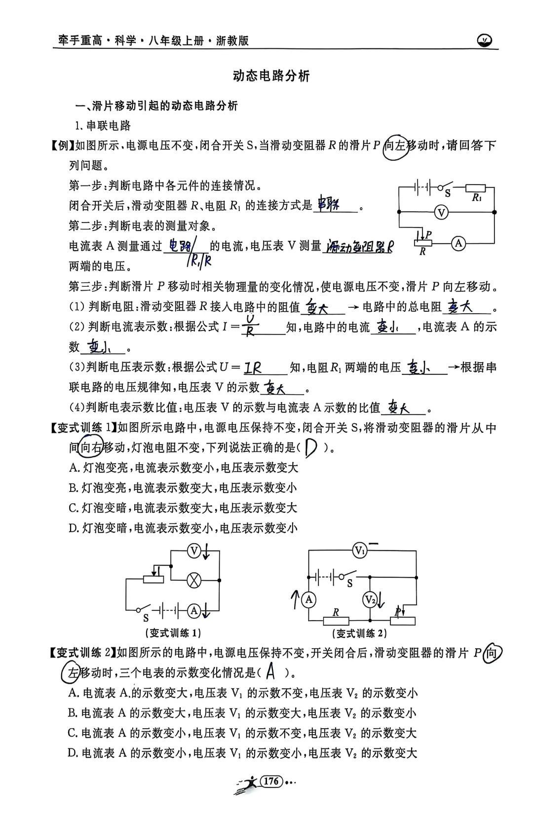 浙教版科学八上新教材第三章