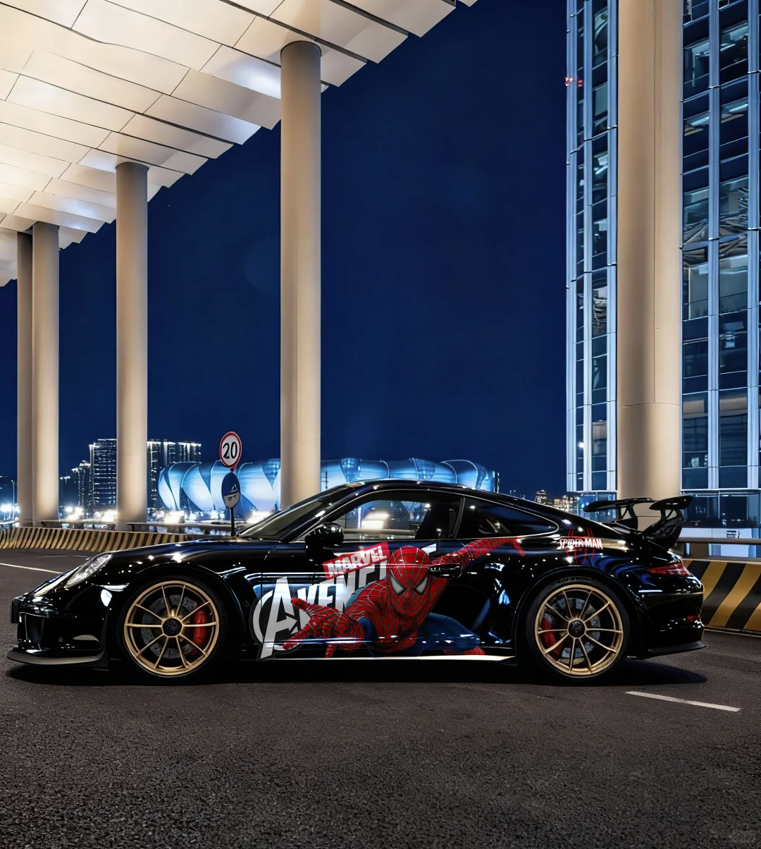 浙少的蜘蛛侠保时捷太帅了!