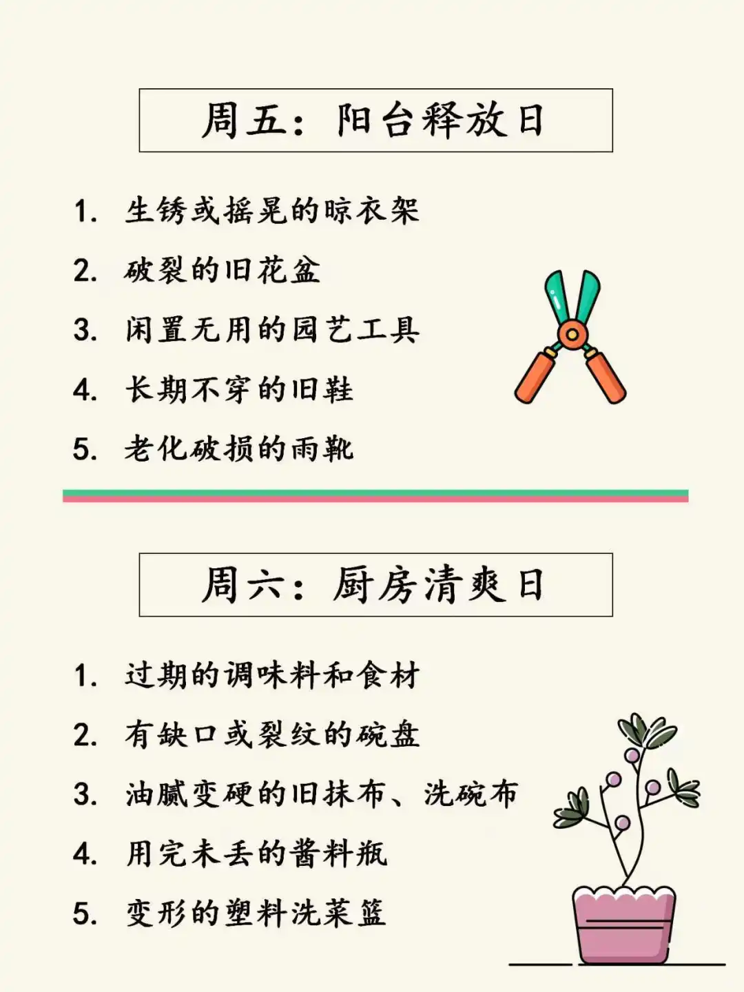 每天清理一小块，整理巨简单?