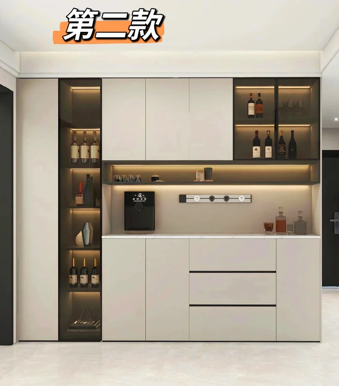 现代➕奶油风餐边柜合集✨每一款都好喜欢