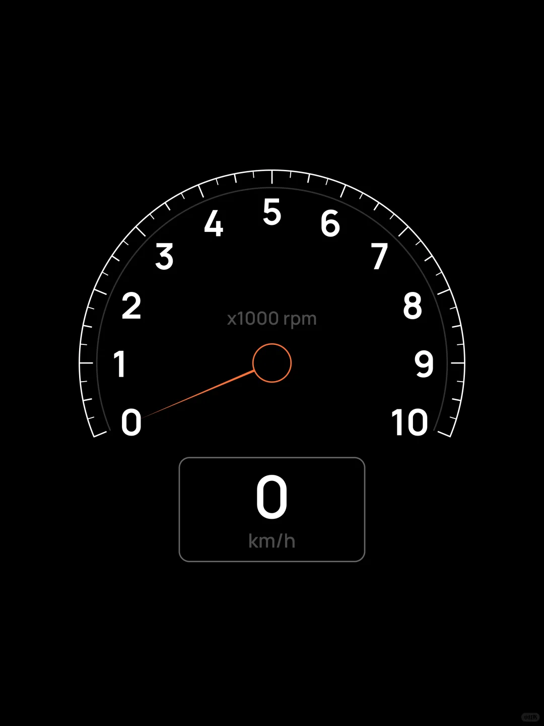 4种经典的车辆转速仪表盘布局