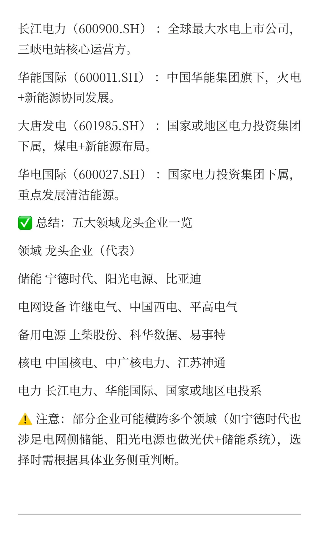 “全球电力短缺危机中的五大核心板块”储能