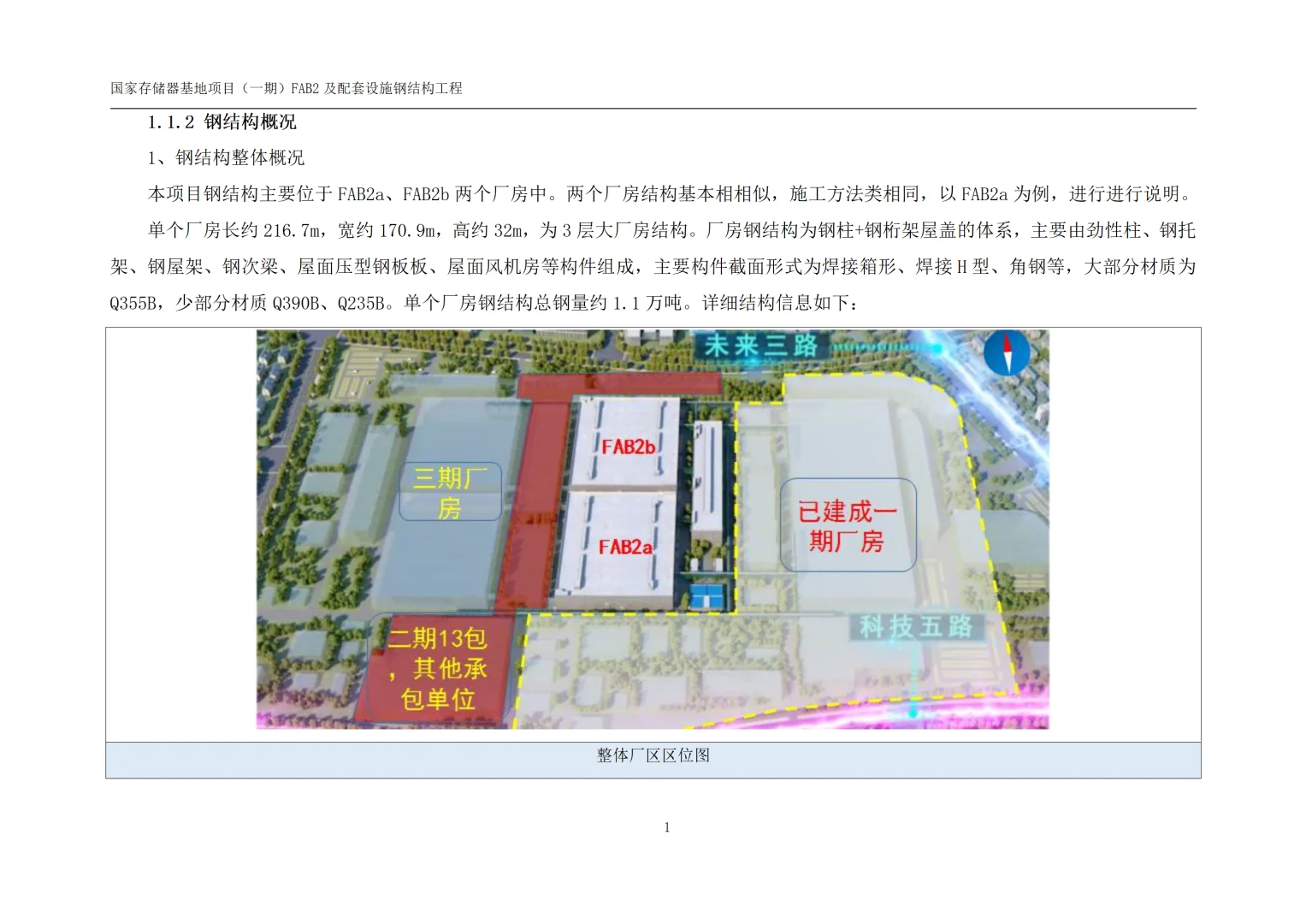 钢结构厂房工程投标方案技术标模版200P