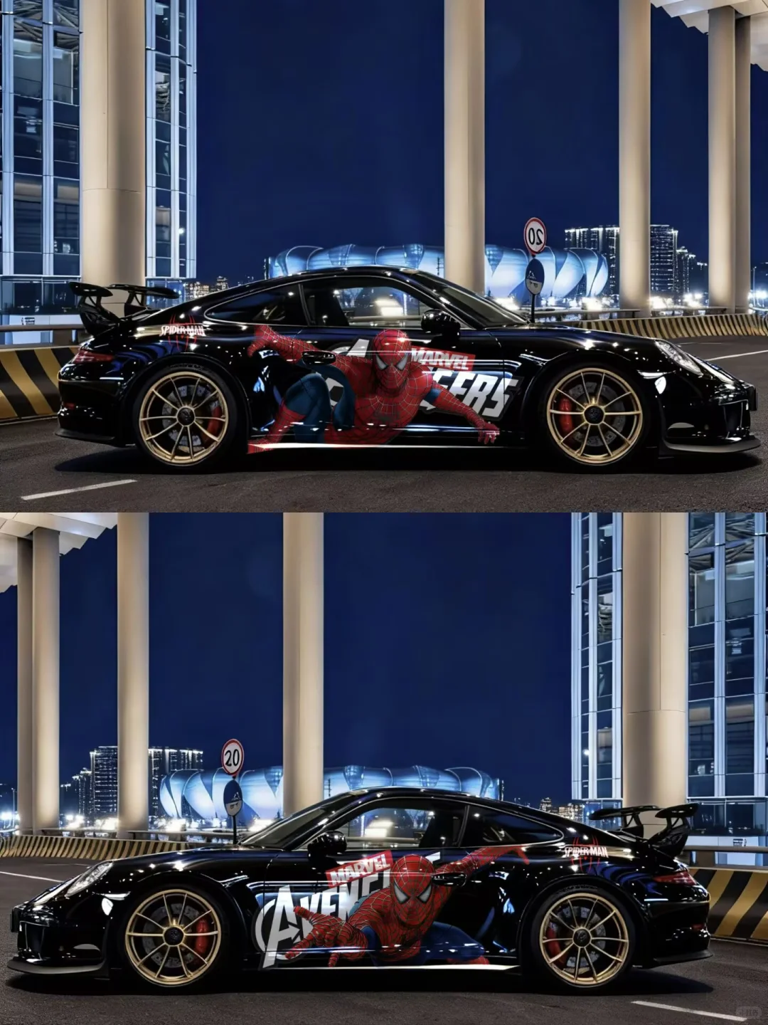 浙少的蜘蛛侠保时捷太帅了!